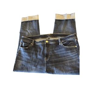 Liverpool Los Angeles Charlie Crop Skinny Jeans Dark Wash Size 18W